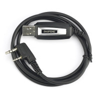 USB кабель и CD диск для программирования раций Baofeng и Kenwood